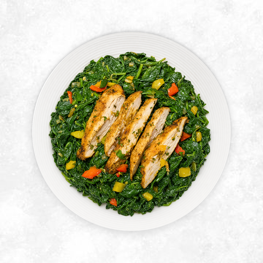 Spinach and Kale Chicken Soup
